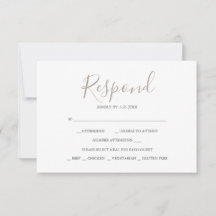 Neutrala Svarskort för RSVP