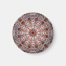 Neutrala toner Mandala-motiv