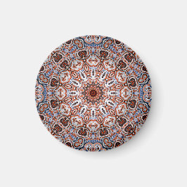 Neutrala toner Mandala-motiv Magnet