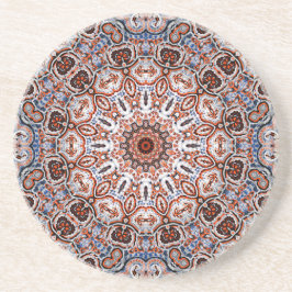 Neutrala toner Mandala-motiv Underlägg