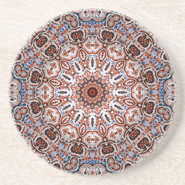Neutrala toner Mandala-motiv Underlägg (Framsidan)