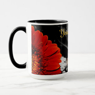 Neutrale Blumendesign Mugg