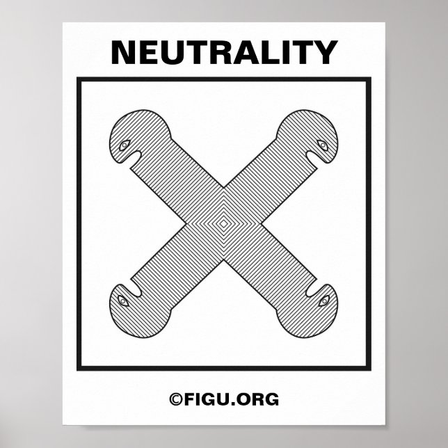 Neutralitetssymbol Poster (Framsidan)
