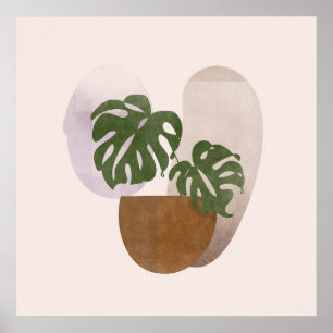 Neutralt 2 Simple Boho Teckning Boho Chic Aestheti Poster