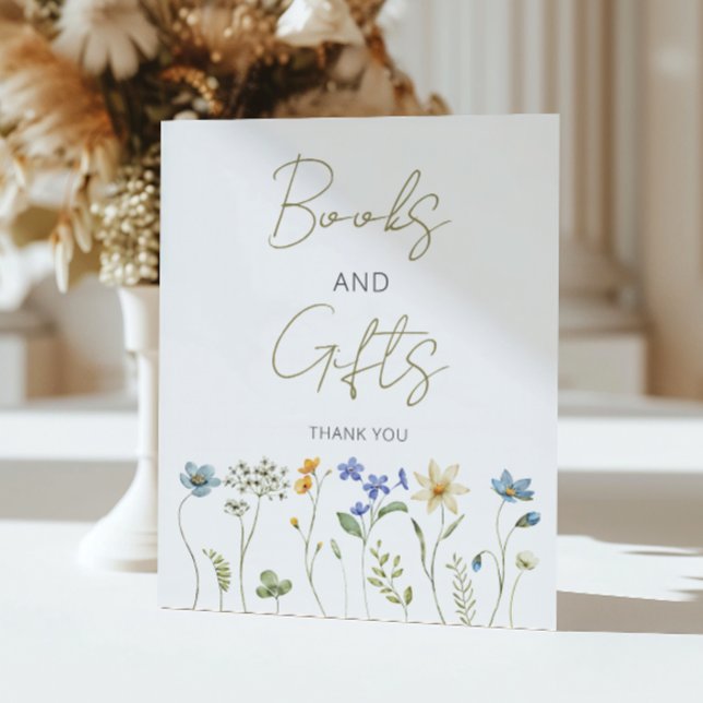 Neutralt av Wildblomme Blommigt Bokar och gåvor Poster (Skapare uppladdad)