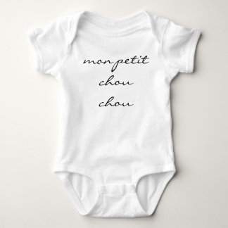 Neutralt Baby Bodydräkt "mon petit chou chou" T-shirt
