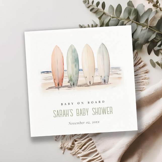 Neutralt Baby ombord på babyskor för överbord Pappersservett (Skapare uppladdad)