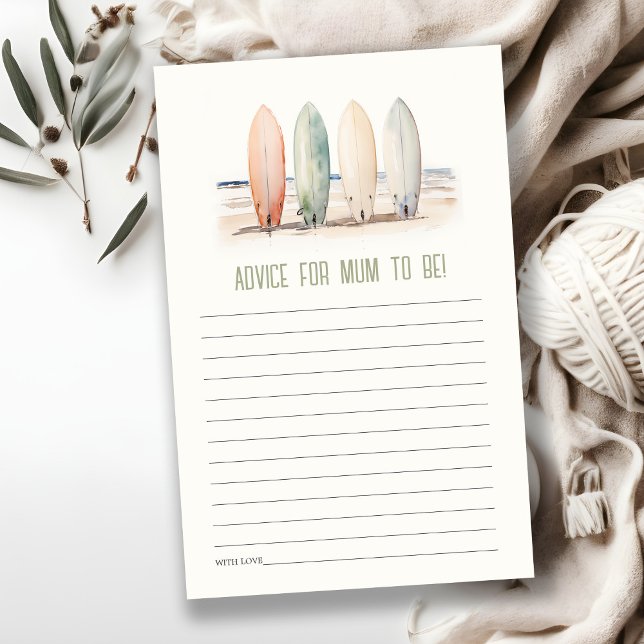 Neutralt Baby On board Surfboard Advice Baby Showe (Skapare uppladdad)