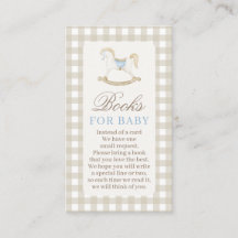 Neutralt Baby Shower Bokar för Baby-kort