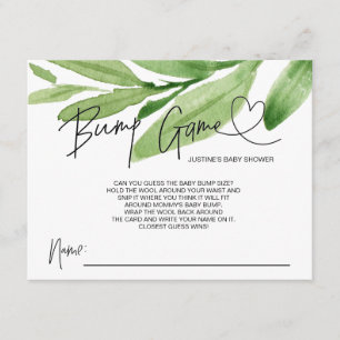 Neutralt Baby Shower Game Gump Gump Boy Girl Cards Tilläggskort