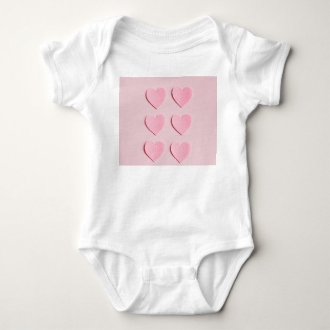 Neutralt babybodysuit 💛 t shirt (Framsida)