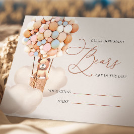 Neutralt Bear Ballogs anger hur många björnar Bilj Tilläggskort