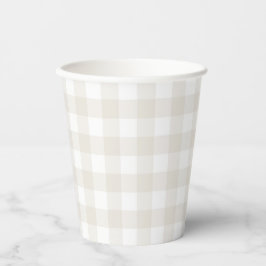 Neutralt Beige Gingham