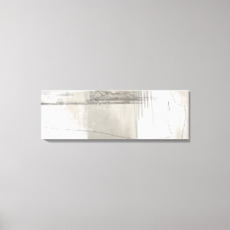 Neutralt Beige Grått Modern Minimalistisk Abstrakt Canvastryck