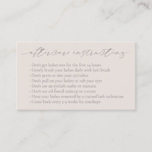 Neutralt Biege Tan QR Code Elegant Modern eftervår Visitkort