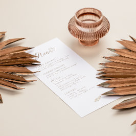 Neutralt Boho Baby Brunch Meny