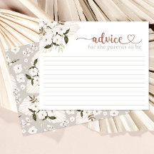 Neutralt Boho Baby Shower Adapter