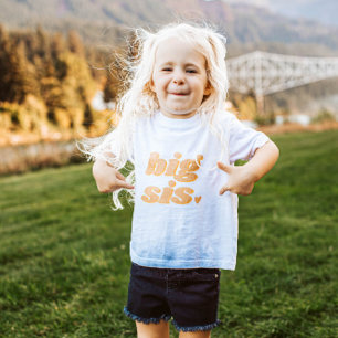 Neutralt Boho "big syrran" Heart Matching Syskon T Shirt