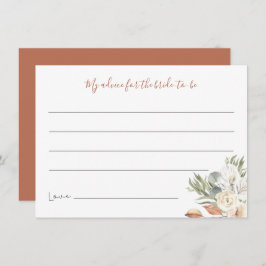 Neutralt Boho Blommigt Möhippa Adapter Tack Kort