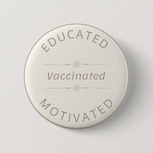 Neutralt Boho för utbildad motiverad vaccinerad Lu Knapp