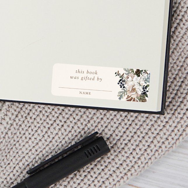 Neutralt Boho Nursery Baby Shower Bok, som ges av Returadress Etikett (Skapare uppladdad)