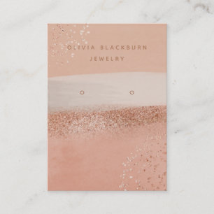 Neutralt Boho och Ro Guld Viktigt Visning kort
