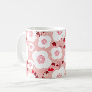 Neutralt Botanicals - Poppies rosa Kaffemugg