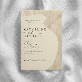 Neutralt Bröllop Inbjudningar