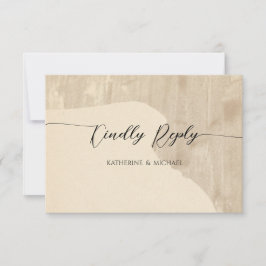 Neutralt bröllop OSA kort