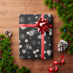 Neutralt Brown Black Beige Boho Winter-jul Presentpapper