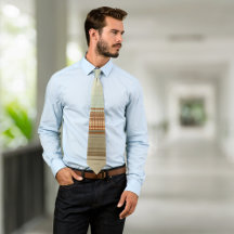 Neutralt brun abstrakt contemporary monogram