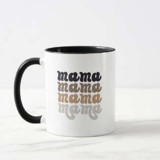 Neutralt Ceramic Mamma Mugg - Mors dag Gift