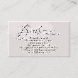 Neutralt Cloud Baby Shower Bokar för Baby Card Tilläggskort