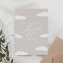 Neutralt Cloud Nine Baby Shower