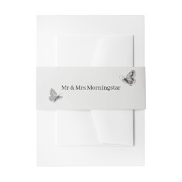 Neutralt Cornsilk Band För Inbjudningskort