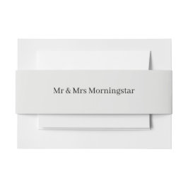 Neutralt Cornsilk Band För Inbjudningskort