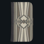 Neutralt Deco-panel I Galaxy S4 Plånboksfodral<br><div class="desc">Mönster</div>