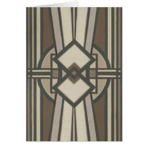 Neutralt Deco-panel I Hälsningskort