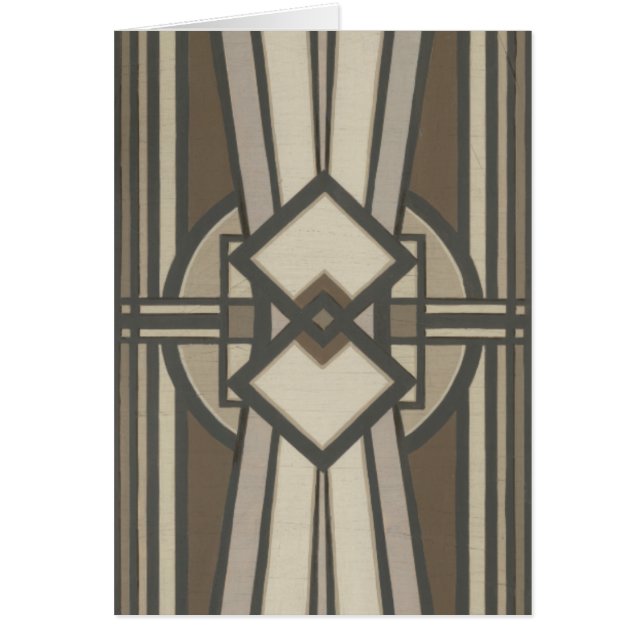 Neutralt Deco-panel I Hälsningskort (Framsidan)