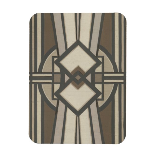 Neutralt Deco-panel I Magnet (Vertikal)