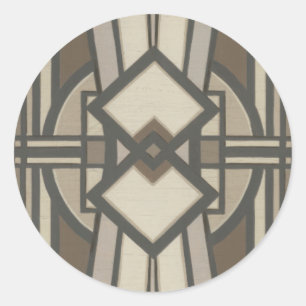 Neutralt Deco-panel I Runt Klistermärke
