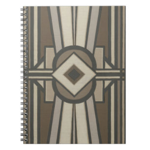Neutralt Deco Panel II Anteckningsbok