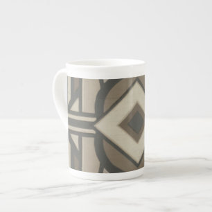 Neutralt Deco Panel II Benporslin Mugg