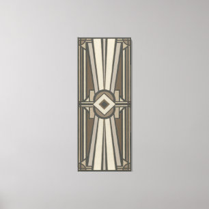 Neutralt Deco Panel II Canvastryck