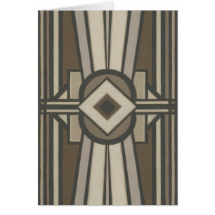 Neutralt Deco Panel II Hälsningskort