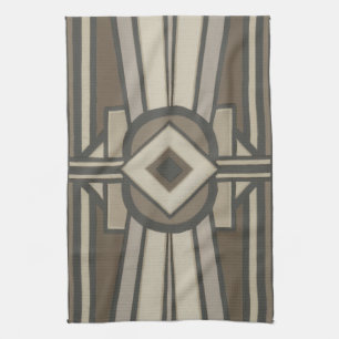 Neutralt Deco Panel II Kökshandduk