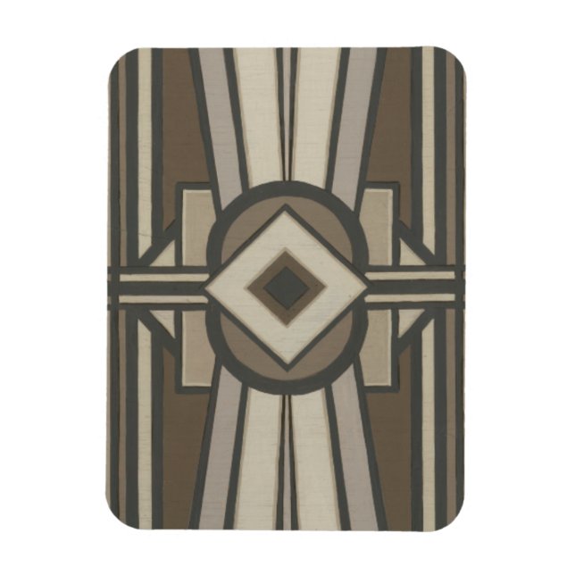 Neutralt Deco Panel II Magnet (Vertikal)