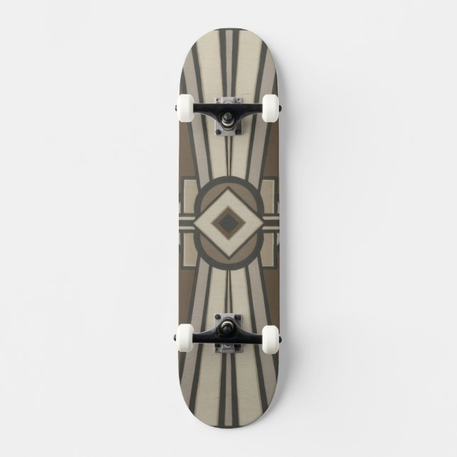 Neutralt Deco Panel II Mini Skateboard Bräda 18,7 Cm (Framsida)