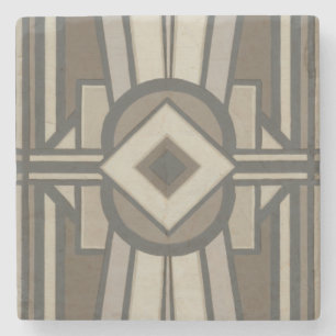 Neutralt Deco Panel II Underlägg Sten