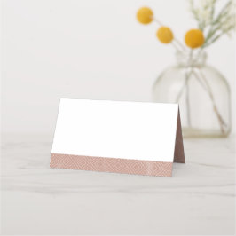 Neutralt Desert Ro Rosa Marble Tält Place Card Placeringskort